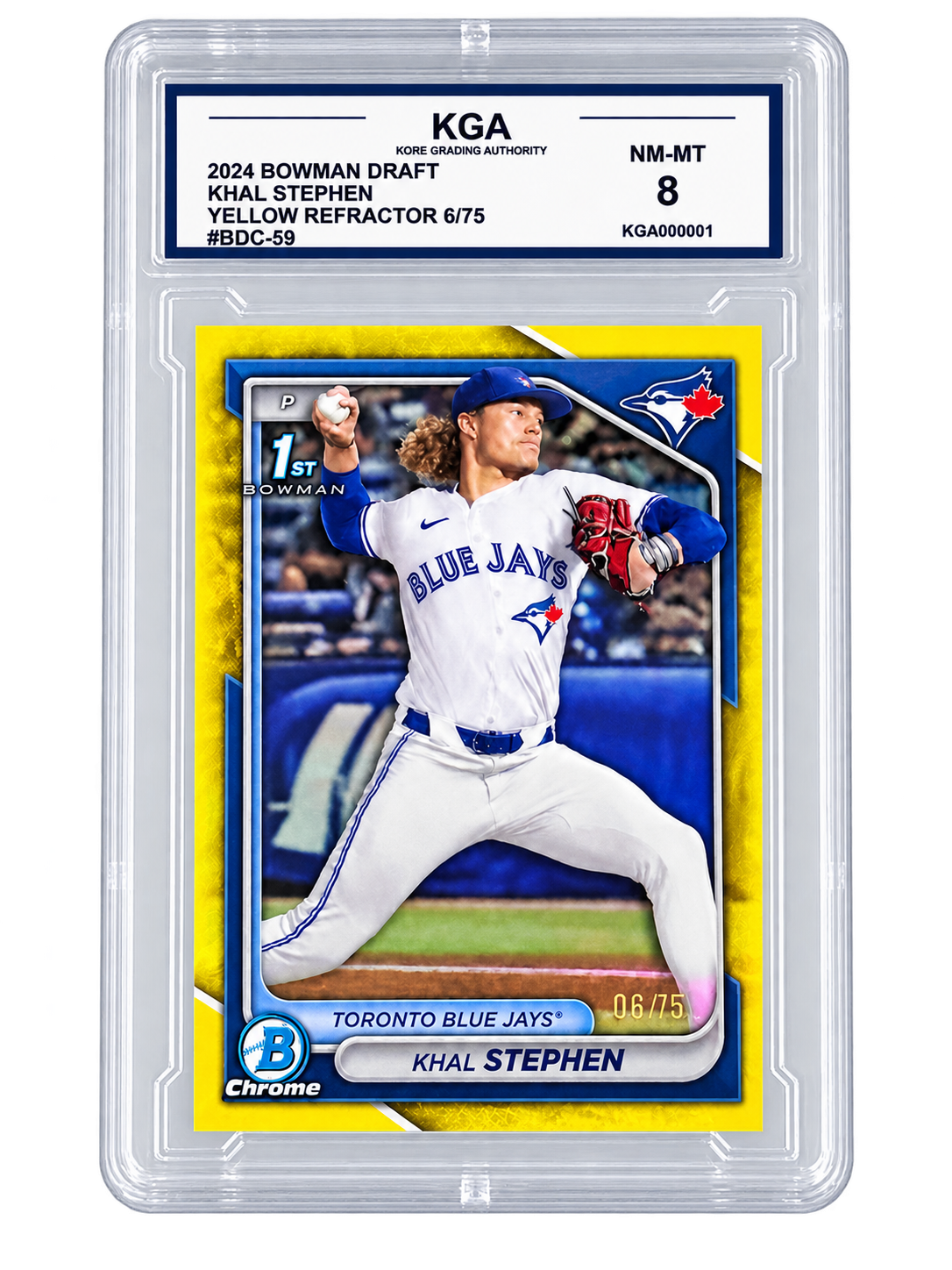 KGA graded sports card in a protective slab